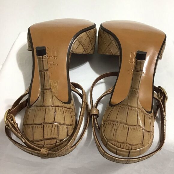 Souliers Martinez Huelva Leather Sandals NIB Sz 41 - Picture 7 of 10